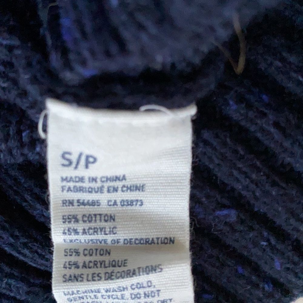 American Eagle Navy Blue Preppy Elbow Patch Sweat… - image 3